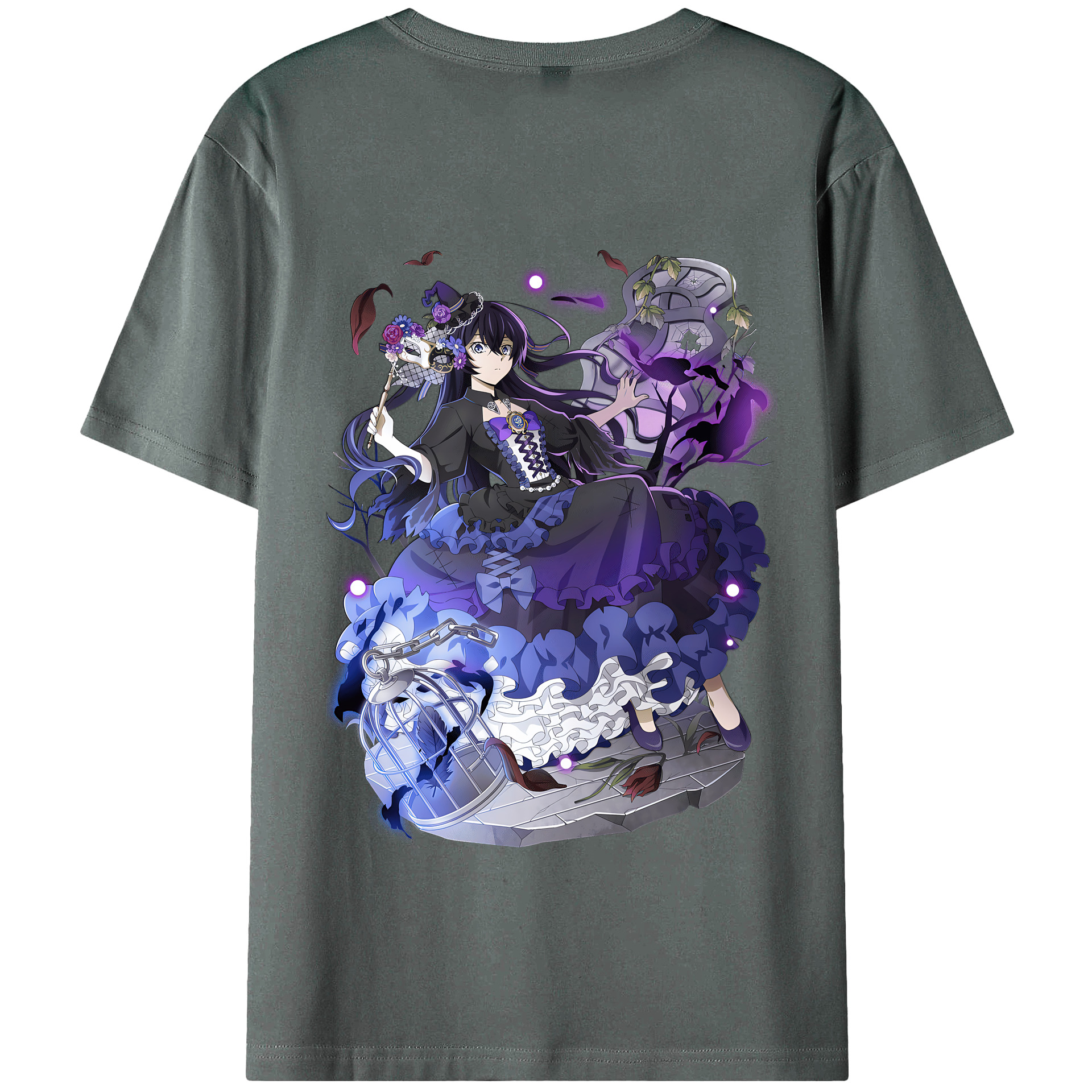（画像用） 文豪ストレイドッグス Bungo Stray Dogs 綿100％半袖Tシャツ（背面プリント）